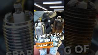 Signs of bad spark plug in bike shorts [upl. by Kalikow]