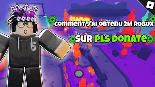 COMMENT JAI OBTENU 2M DE ROBUX SUR PLS DONATE [upl. by Nnaecyoj]