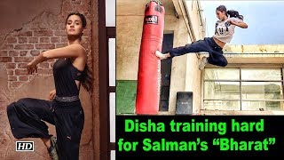 Despite rain Disha training hard for Salman’s “Bharat” [upl. by Leirbaj]