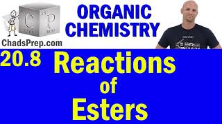 208 Synthesis and Reactions of Esters  Organic Chemistry [upl. by Chinua]