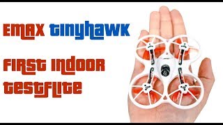 EMAX TINXHAWK  microdrone test flight with gates  tinywhoop class CGFPV DVR [upl. by Anisah]