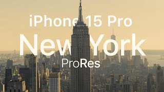 iPhone 15 Pro  Cinematic Short Film  4K ProRes LOG Footage [upl. by Airdnalahs]