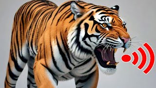 Tiger Roar Sound Effect  Sound of Tiger Growling  Tiger Roar to Attract Animals [upl. by Enrev]