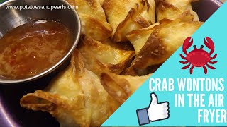 Crab Wontons in the Air Fryer [upl. by Lehar84]