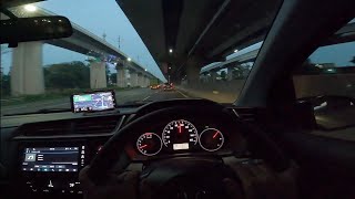 Honda Brio E CVT 2024 Driving PoV ASMR  Tol Bekasi Jakarta [upl. by Ellezig]