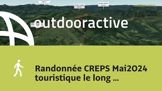 randonnée dans les Pyrénées Randonnée CREPS Mai2O24 touristique le long de [upl. by Yslek]