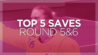 Top Saves Round 5amp6  Womens EHF EURO Qualification 2018 [upl. by Lakim27]