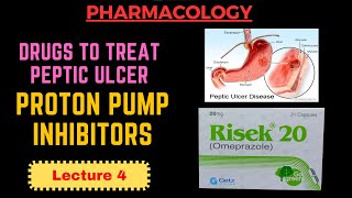 Proton Pump Inhibitors  GIT Pharmacology  Drug to treat Peptic Ulcer By MrMedico [upl. by Ognimod]