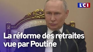 Réforme des retraites  la leçon de Vladimir Poutine à Emmanuel Macron [upl. by Renrag]