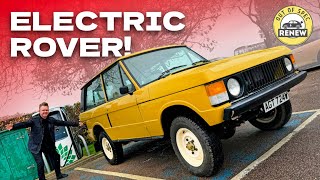 This Shop Converts Defenders To EV Quickly  Electric 4x4 BoltOn Kit [upl. by Brianna83]