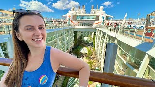 Boarding Allure of the Seas Royal Caribbean Cruise Vlog [upl. by Lenore]