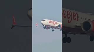 Spicejet B737 MAX8 planespotting delhiairport delhi spicejet landing planes airport max8 [upl. by Rosati730]