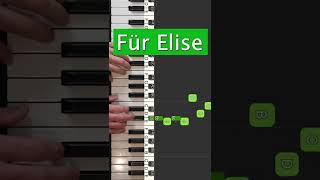 Für Elise  Piano Tutorial BEGINNER [upl. by Rusert]