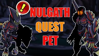 AQW New Nulgath Quest Pet Serpentine Larvae  Quest Guide  Serpentine Void Set [upl. by Baggett]