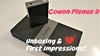 Unboxing amp First Impressions of Cowon Plenue D [upl. by Malena]