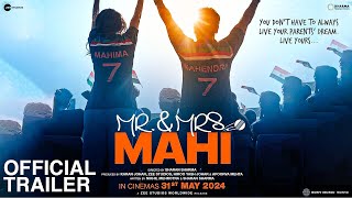 Mr and Mrs Mahi  Official Trailer  Rajkummar Rao Janhvi Kapoor Sharan Sharma  Dharma Production [upl. by Cleopatre]