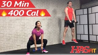 30 Minute HIIT Tabata Workout for Fat Loss amp Strength High Intensity Interval Training Home Routine [upl. by Ylsel827]