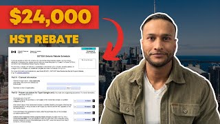 How To Claim HST New Condo Rebate 2024  Step by Step Tutorial [upl. by Proudlove]