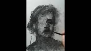 TUTORIAL DE DIBUJO CON CARBON carboncillo arteabstracto art drawing [upl. by Cicero]