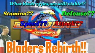 Bladers Rebirth Which Blade Types Are Still Viable  Farming EXP [upl. by Fachanan5]