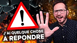 PARDON  JAI QUELQUE CHOSE À RÉPONDRE 🚨 NON vous naurez pas ma liberté de m’exprimer 😉 [upl. by Taveda]