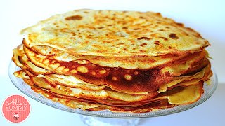 How to Make Blini  Russian Pancakes Recipe  Как сделать Блины [upl. by Nalyorf]