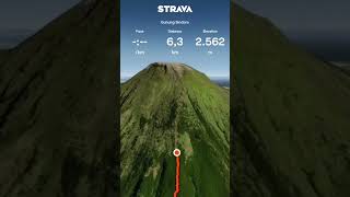 Strava tektok sindoro funny mountains pendakigunung pendakiindonesia pendaki travel [upl. by Kentiggerma]