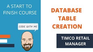 SQL Database Table Creation  A TimCo Retail Manager Video [upl. by Thanos671]