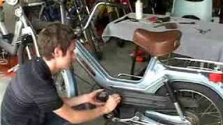 How to Fix a Moped  How to Remove a Moped Carburetor [upl. by Pyszka]