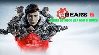 Gears 5 GTX 650 Ti Intel Core i34330 [upl. by Jacquelin]