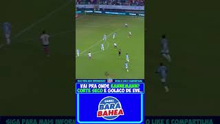 GOLAAAAAÇO DO BAHIA NO GRÊMIO EVERALDO E KANEMANN PASSOU VOANDO 😂😂 futebol bahia grêmio [upl. by Lagasse]