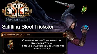 324 Splitting steel Trickster T17 boss fight showcase [upl. by Eskill]