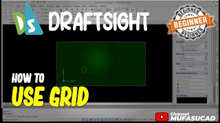 Draftsight How To Use Grid [upl. by Madelyn416]