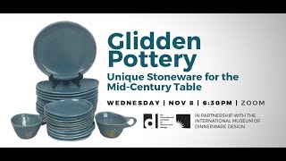 Glidden Pottery Unique Stoneware for the MidCentury Table [upl. by Anrym]