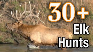 30 Hunts in 20 Minutes Rifle Elk Hunting with Eastmans’ Hunting Journals [upl. by Klehm145]