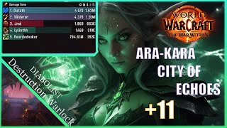 AraKara City of Echoes 11  Diabolist Destruction Warlock  The War Within [upl. by Annis]