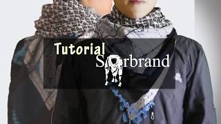 Tutorial memakai sorban  How to tie keffiyeh By Sorbrand [upl. by Kitchen]