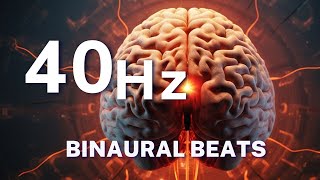 40hz Binaural Beats Perfect for Studying and Concentration Increase Brain Power Improve Memory [upl. by Brucie35]