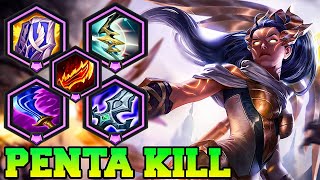 Vayne Penta Kill Guide ADC Build Season 14  Vayne Gameplay Build Main S14 Patch 1420 [upl. by Keyser]