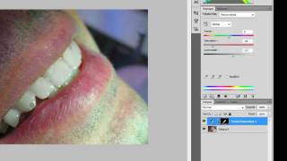 TUTO photoshop cs5 blanchir les dents [upl. by Naro]