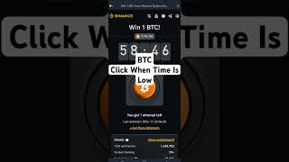 Earn Free Bitcoin Reward Daily binance bitcoin btc techwithtaimoor [upl. by Ateuqram]