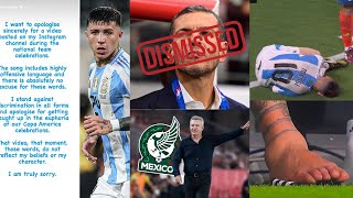 Enzo Fernandez Apologizes Messi Injury Jaime Lozano Out Football News 2024 [upl. by Ahders]