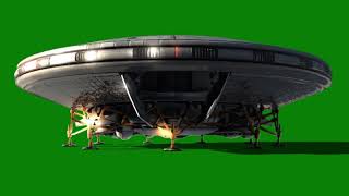 ALIEN SPACE SHIP GREEN SCREEN [upl. by Honey]