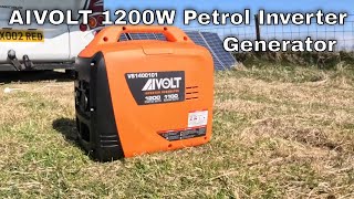 AIVOLT 1200W Petrol Inverter Generator  game changer for Van Life [upl. by Hilel]