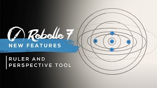 Rebelle 7 New Features Ruler and Perspective Tool [upl. by Kram781]