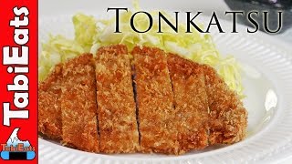 How To Make Tonkatsu Japanese Pork Cutlet Recipe [upl. by Nevin]