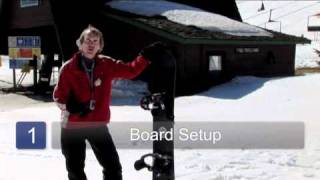 How to Snowboard  How to Ride a Snowboard Goofy [upl. by Lejna]