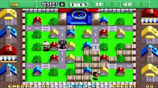 Neo Bomberman Battle Mode Arcade Hudson Soft 1997 Neo Geo [upl. by Riaj]