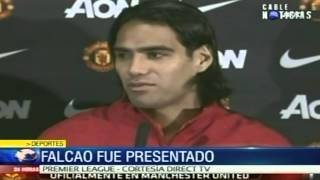 Falcao es presentado oficialmente por el Manchester United [upl. by Daria126]