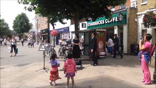 Sul Fiato live street performance Staines [upl. by Masry336]